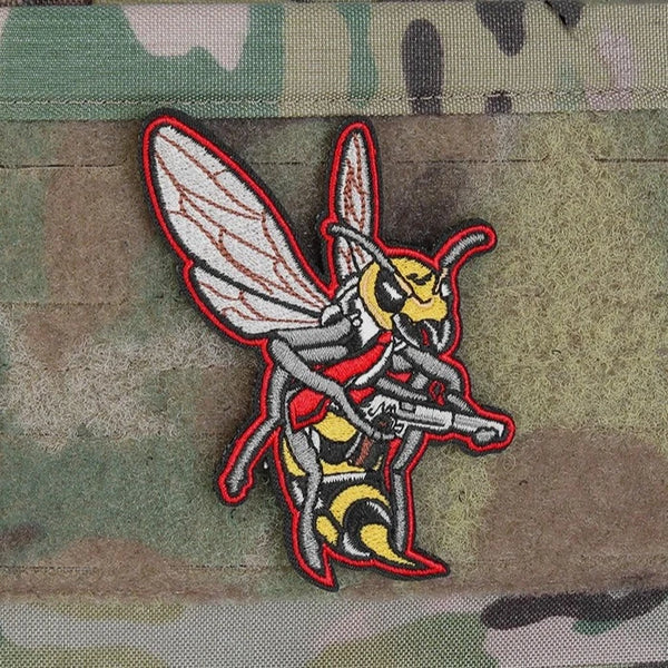 Insect 'Tactical Hornet' Embroidered Velcro Patch