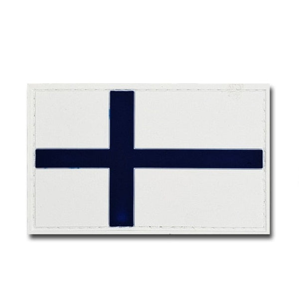 Iceland Flag PVC Rubber Velcro Patch