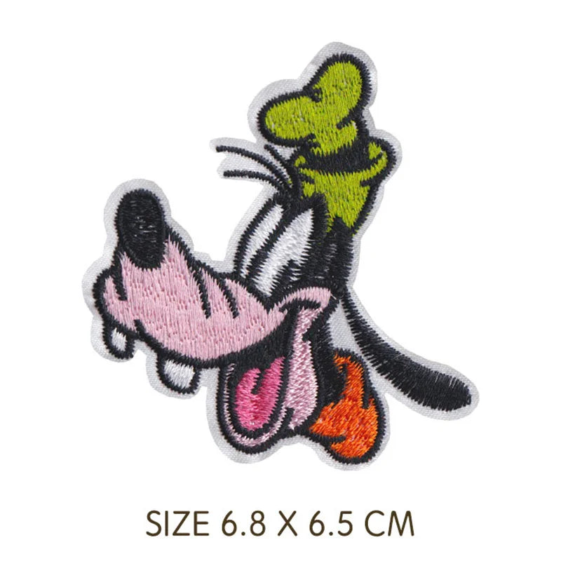 Mickey Mouse 'Goofy | Head' Embroidered Patch