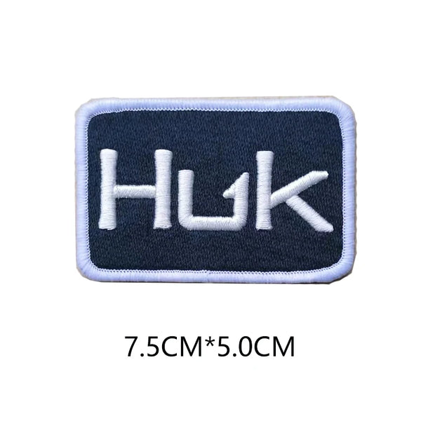 Cool 'Huk Logo | Square' Embroidered Patch