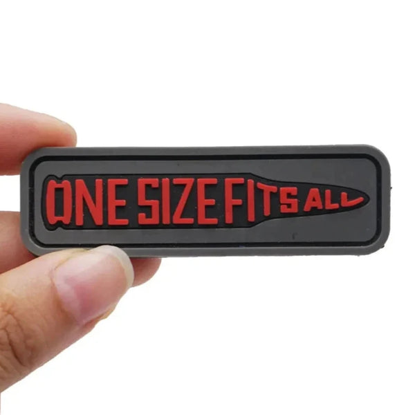 Military Tactical 'One Size Fits All' PVC Rubber Velcro Patch