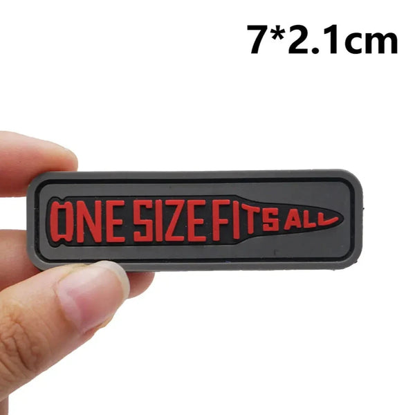 Military Tactical 'One Size Fits All' PVC Rubber Patch