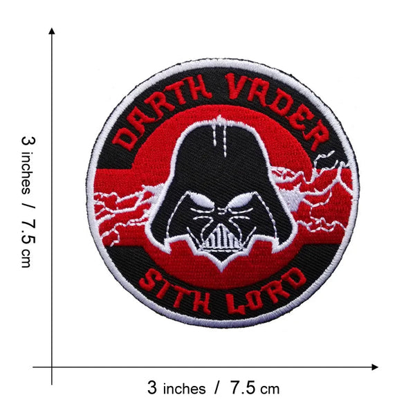 Empire and Rebellion 'Darth Vader Sith Lord | Round' Embroidered Patch