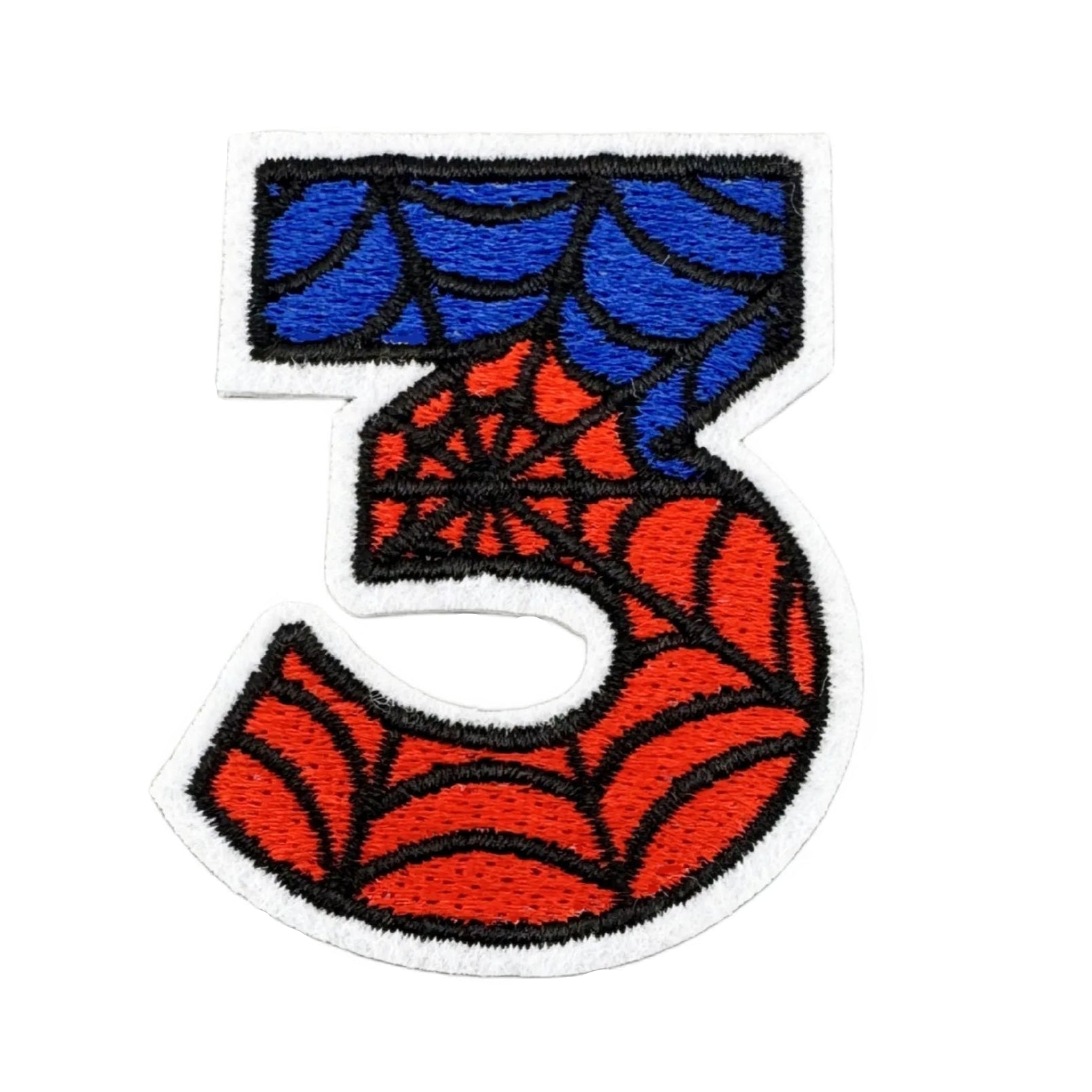 Spider-Man Number 'Three' Embroidered Patch