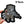 Load image into Gallery viewer, Raccoon &#39;Tactical Gun&#39; PVC Rubber Patch
