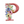 Load image into Gallery viewer, Cute &#39;Pink Letter P | Flowers&#39; Embroidered Patch
