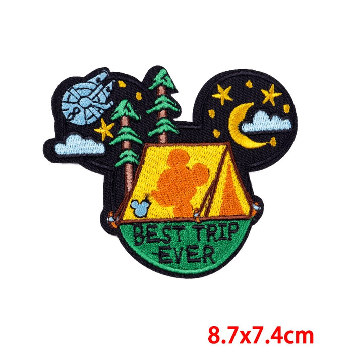Mickey Mouse 'Best Trip Ever' Embroidered Patch