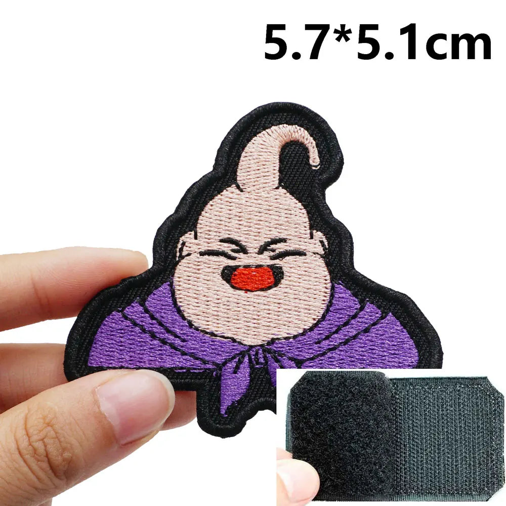 Saiyan Saga 'Fat Majin Buu | Smiling' Embroidered Velcro Patch