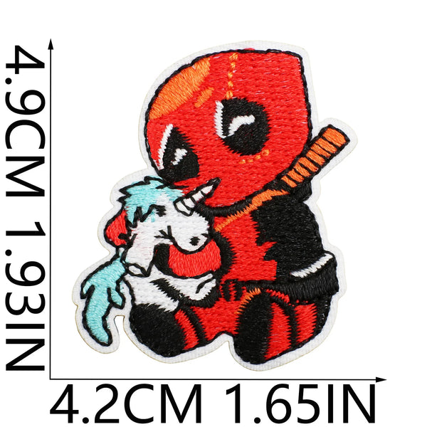 Deadpool 'Hugging Unicorn' Embroidered Patch