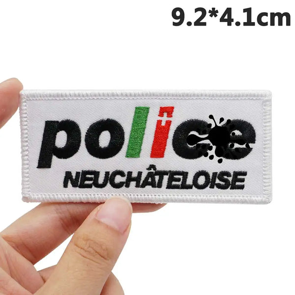 Emblem 'Police Neuchâteloise | Rectangle' Embroidered Patch