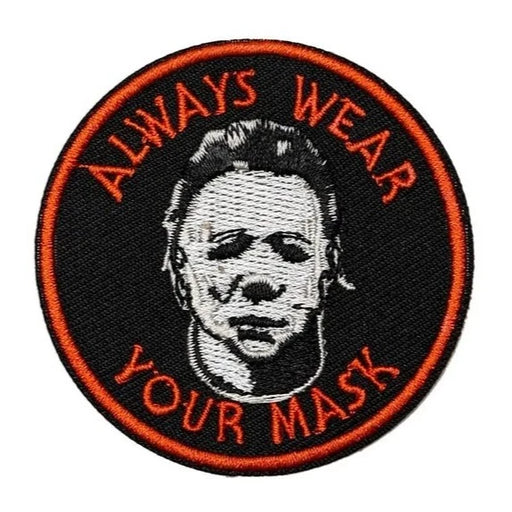 ➤ Iron on Patch Myers Halloween  Large iron on patch for jacket