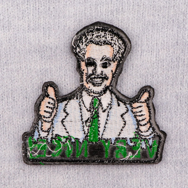 Borat ‘Very Nice' Embroidered Patch