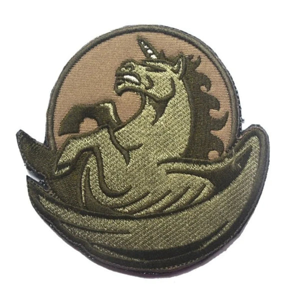 Pegasus Unicorn Embroidered Velcro Patch