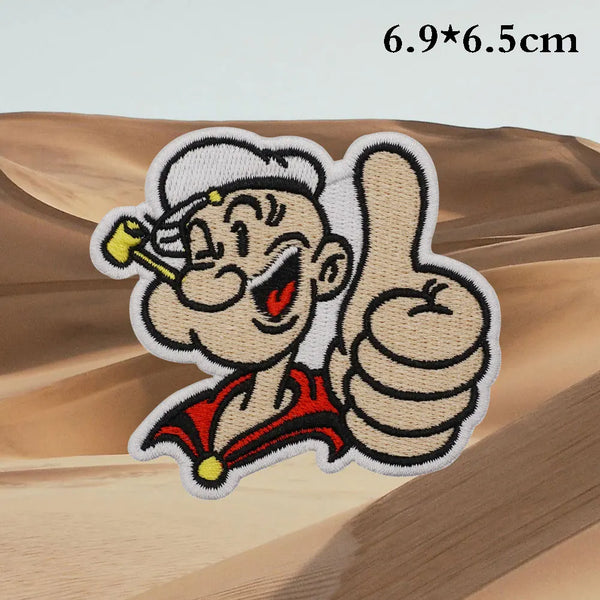 Popeye 'Approved' Embroidered Patch