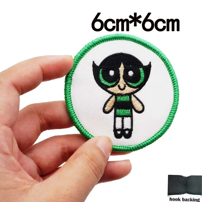 The Powerpuff Girls 'Buttercup | Round' Embroidered Velcro Patch