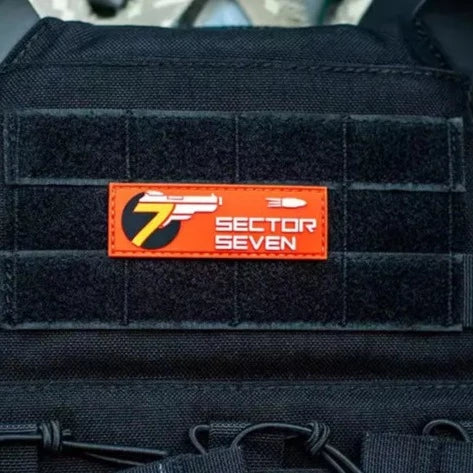 Cool 'Sector Seven' PVC Rubber Velcro Patch