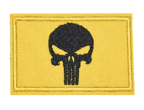 The Punisher 'Skull Logo' Embroidered Velcro Patch