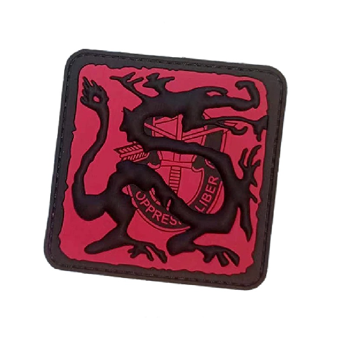 Cool 'Ronin Dragon Logo' PVC Rubber Velcro Patch