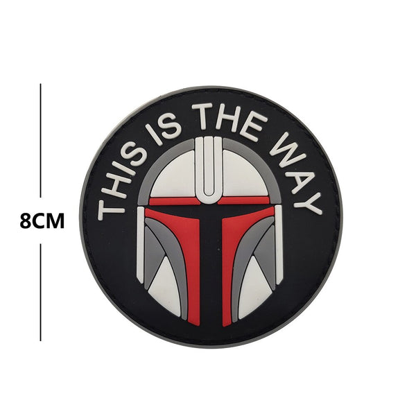 Empire and Rebellion 'This Is The Way | Empire and Rebellion Helmet | 2.0' PVC Rubber Velcro Patch