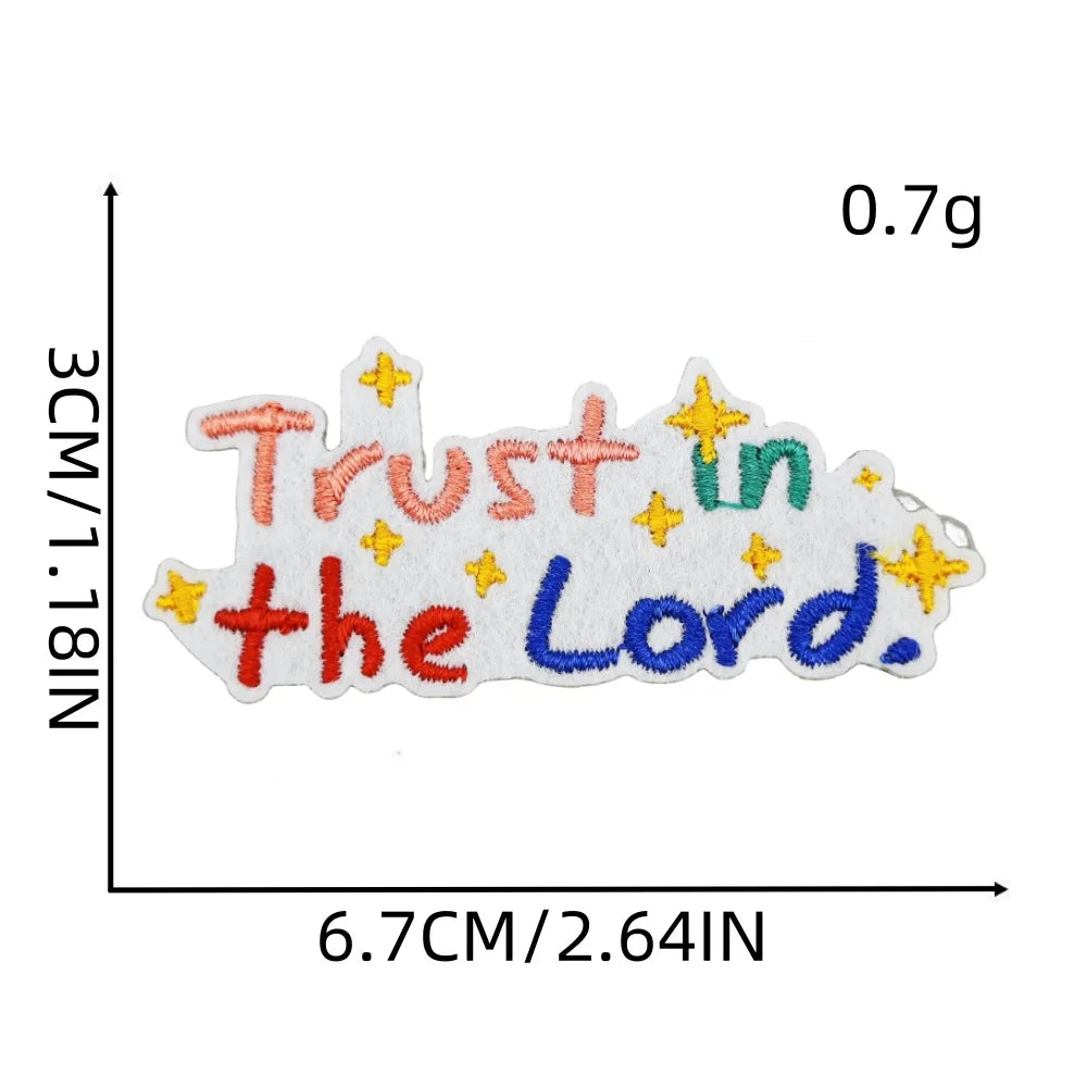 Trust in the Lord Embroidered Patch