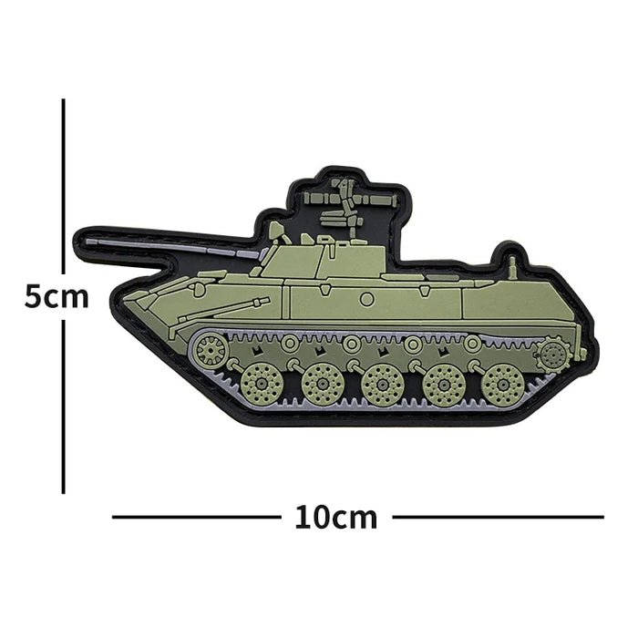 Vehicles 'BMD-3 Armored Tank' PVC Rubber Velcro Patch