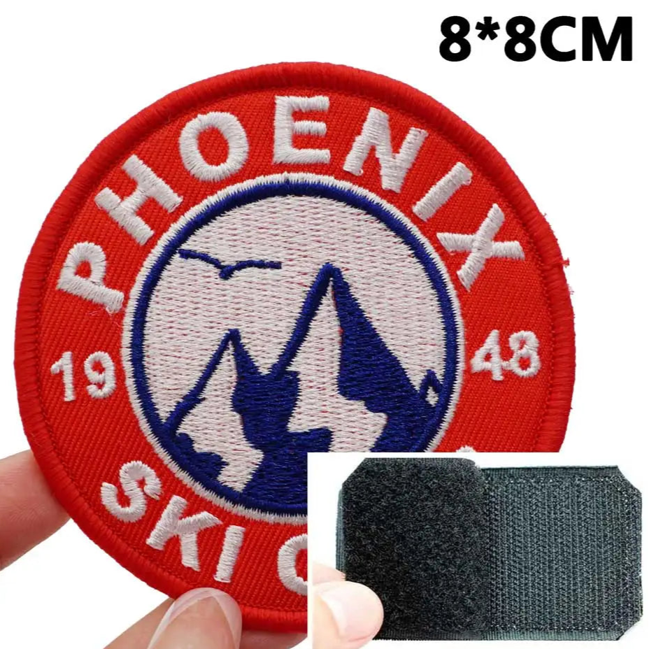 Phoenix Ski Club Embroidered Velcro Patch
