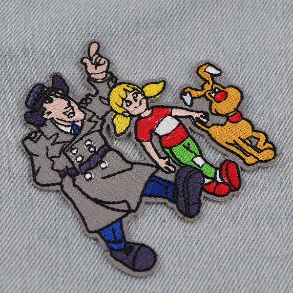 Inspector Gadget 'Penny and Brain' Embroidered Patch