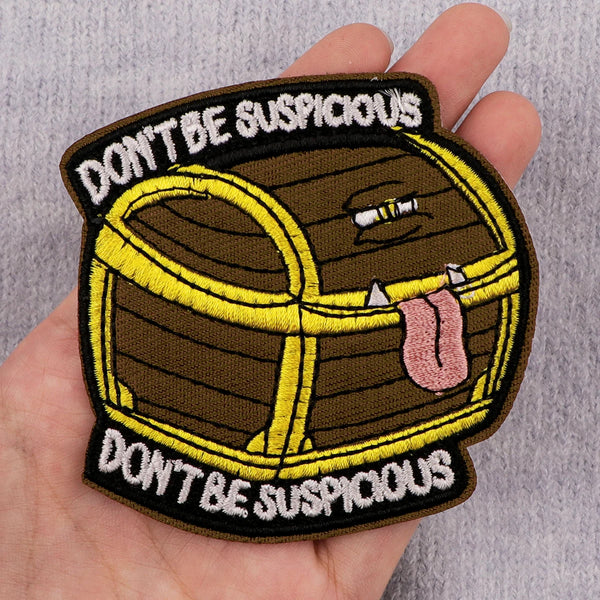 Dungeons & Dragons ‘Don’t Be Suspicious’ Embroidered Patch