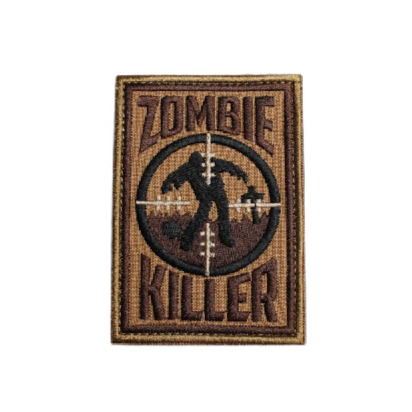 Zombie Killer Embroidered Velcro Patch