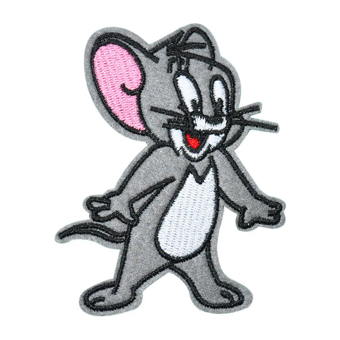 Tom and Jerry 'Nibbles | Excited 1.0' Embroidered Patch