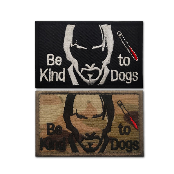 John Wick 'Be Kind To Dogs' Embroidered Velcro Patch