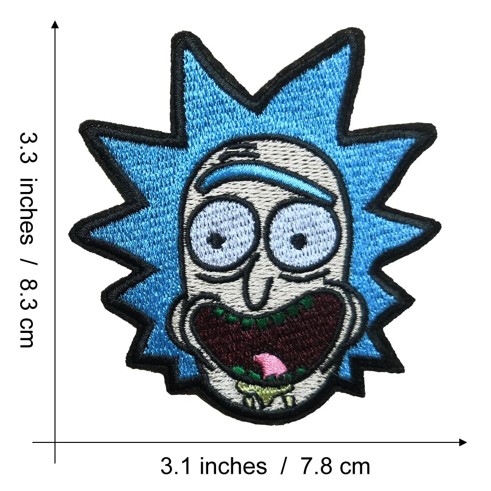 Rick and Morty 'Rick | Surprised' Embroidered Patch