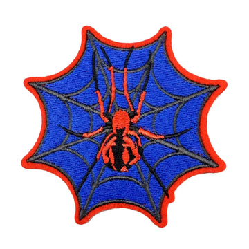 Spider-Man 'Spider and Blue Spider Web' Embroidered Patch