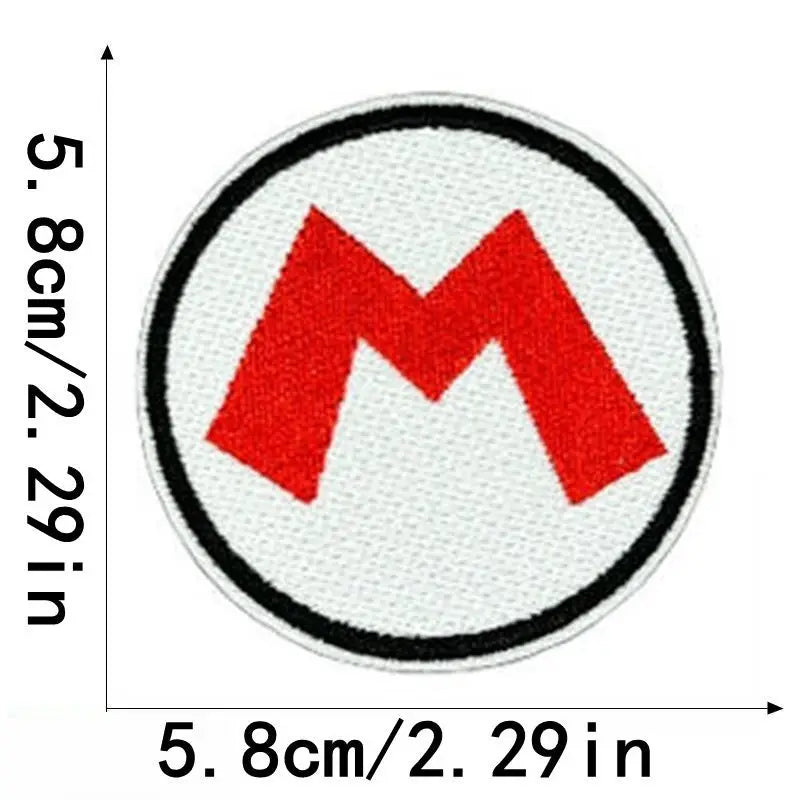 Mushroom Kingdom 'M Logo | Round' Embroidered Patch
