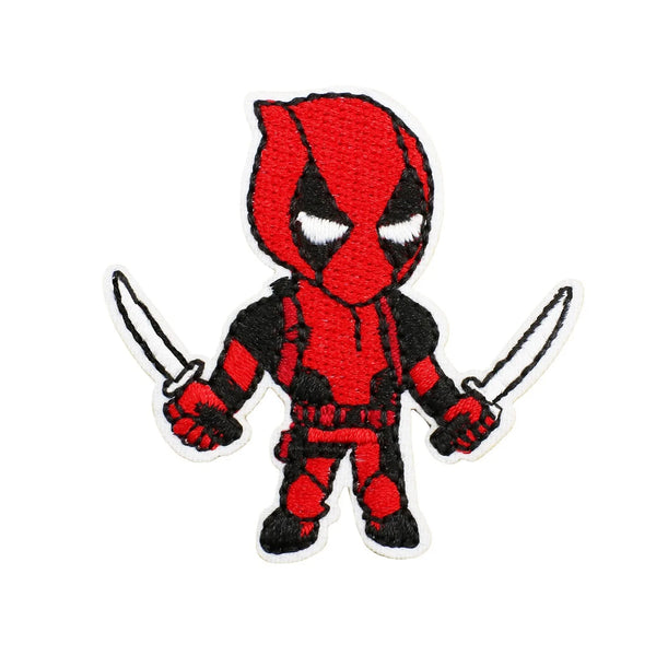 Deadpool 'Holding Swords' Embroidered Patch