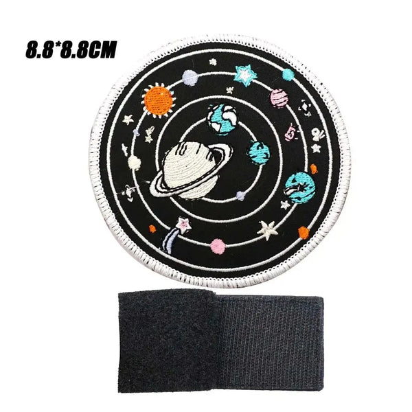 Space 'Planets' Embroidered Velcro Patch