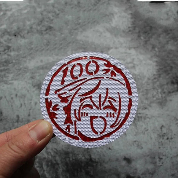 Blue Archive 'Sunohara Kokona | Happy Stamp | Reflective' Embroidered Velcro Patch