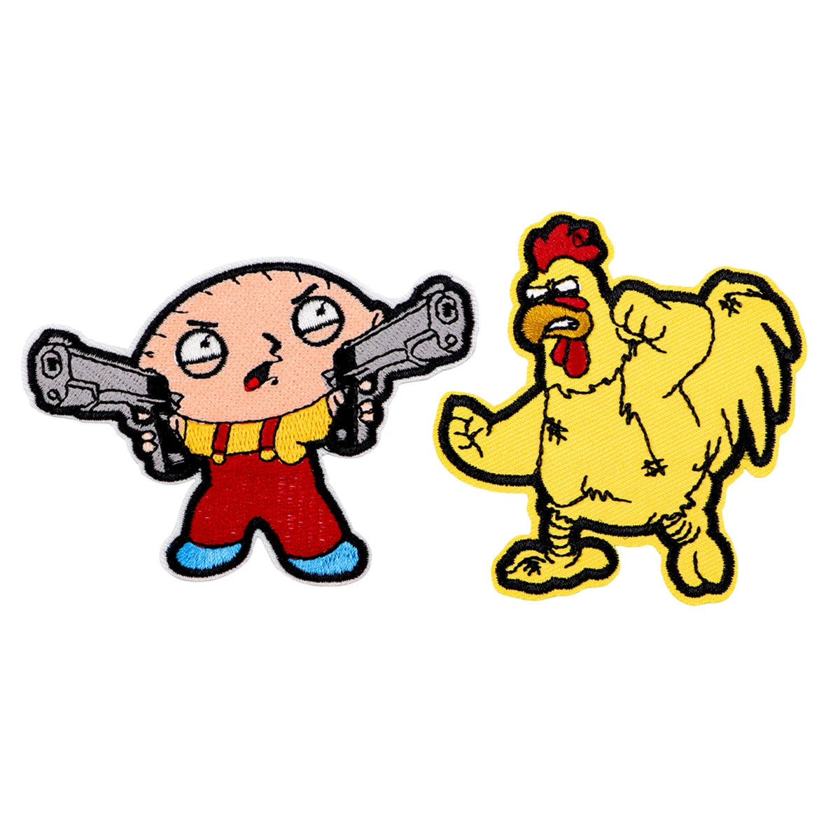Family Guy 'Stewie and Ernie | Set of 2' Embroidered Patch