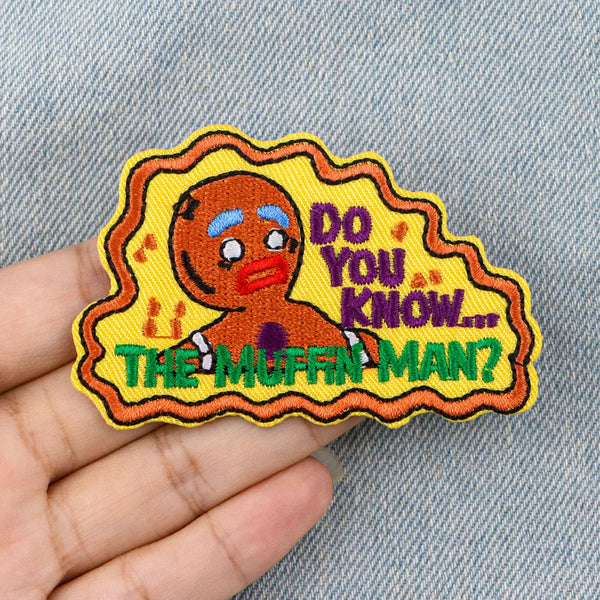 Shrek 'Do You Know The Muffin Man?' Embroidered Patch