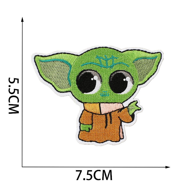 Empire and Rebellion 'Baby Yoda | Pointing' Embroidered Patch