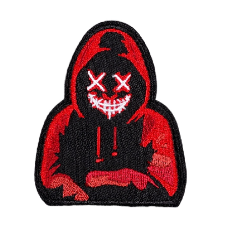 The Purge 'Red Jacket and Lady Liberty Mask' Embroidered Patch