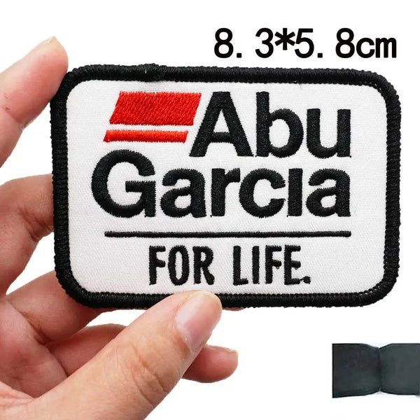 Abu Garcia For Life 'Logo' Embroidered Velcro Patch