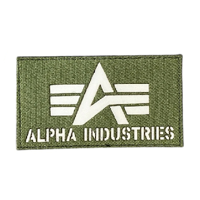 Alpha Industries 'Logo' Embroidered Velcro Patch