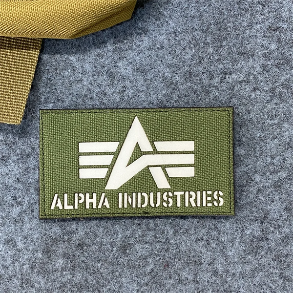 Alpha Industries 'Logo' Embroidered Velcro Patch