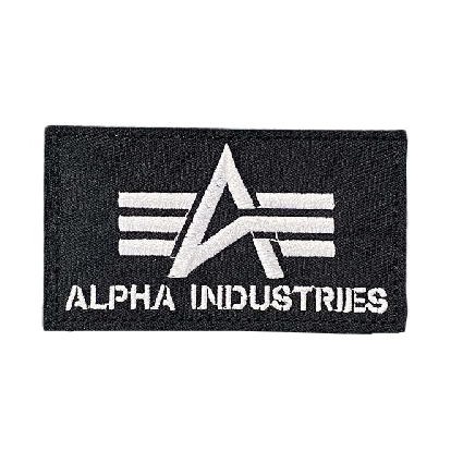 Alpha Industries 'Logo' Embroidered Velcro Patch