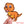 Load image into Gallery viewer, Cute &#39;Orange Dinosaur | Happy&#39; Embroidered Patch
