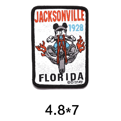 Mickey Mouse 'Mickey | Jacksonville Florida' Embroidered Patch