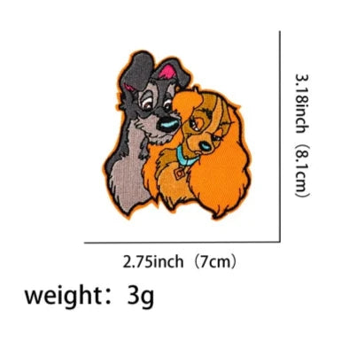 Lady and the Tramp 'Sweet Couples 1.0' Embroidered Patch