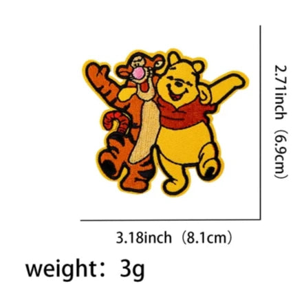 Christopher Robin 'Tigger and Pooh' Embroidered Patch