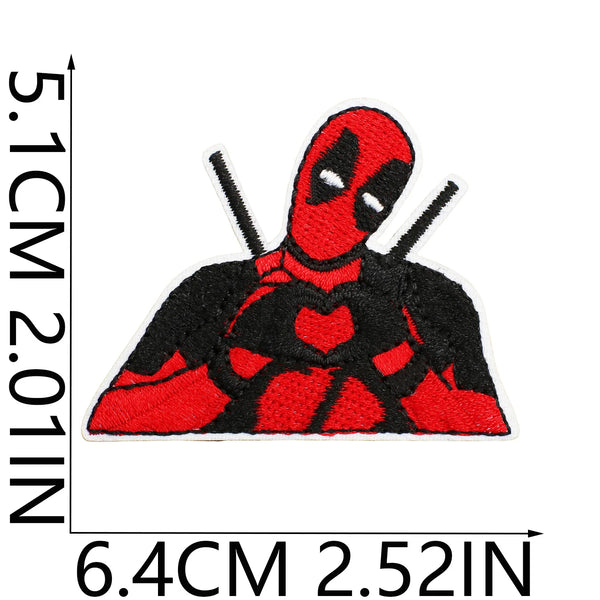 Deadpool ‘Heart Hand’ Embroidered Patch